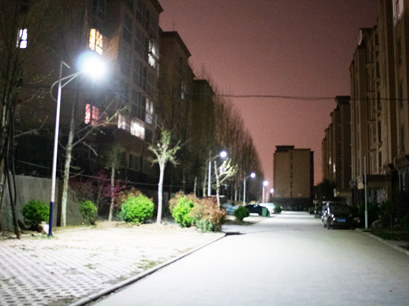 Construction of rural solar street lights in Jiayu town, Xingyang City began