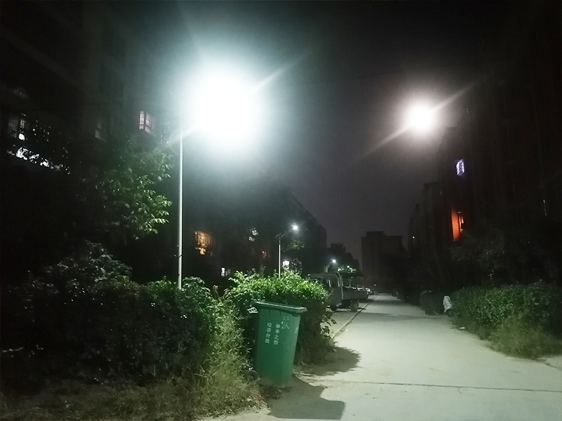 Jiayu Town, Xingyang City solar street lamp project started