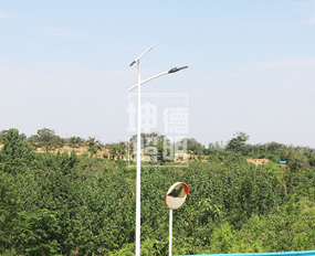 Jiayu town, Xingyang City solar street lamp installation project